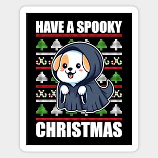 Have A Spooky Christmas Sweaters Dog Magnet